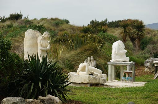 Bon Suter's sculpture garden in Brighton