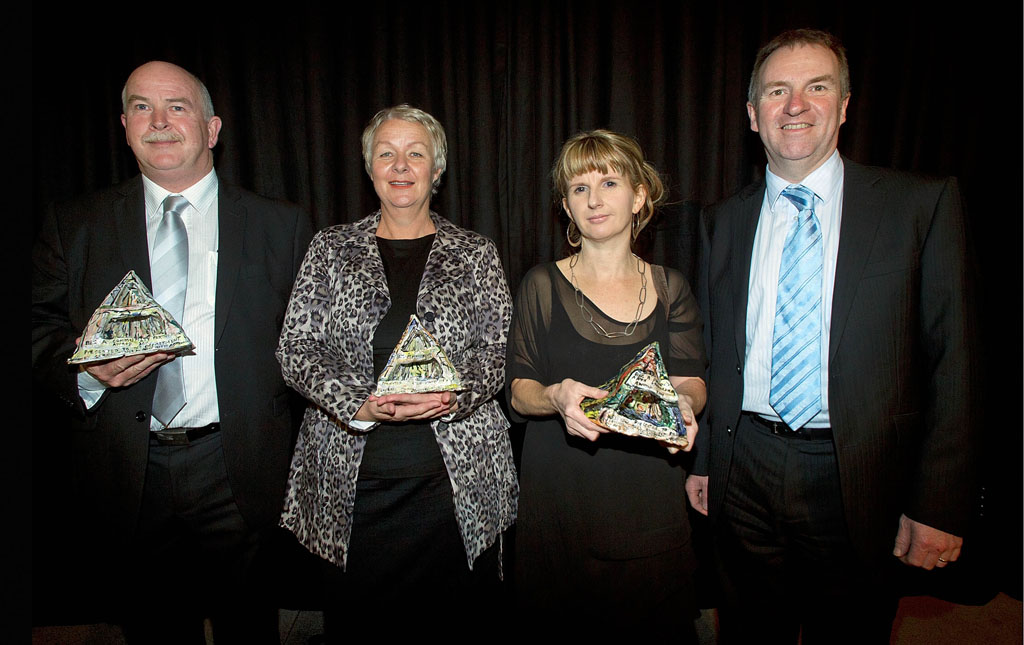 From left: Mark Lynds, Ellie Drummond, Sharon Hall and David Wales