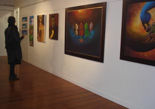 The opening of "InsideOut", Mairangi Arts Centre