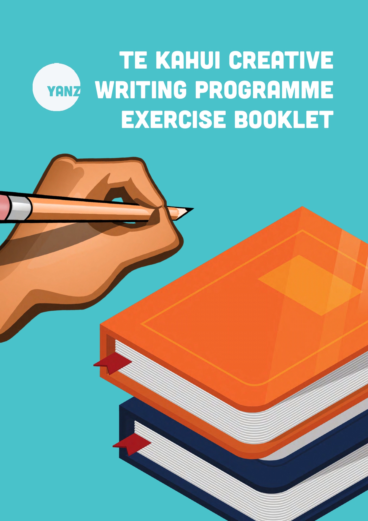 The cover of Te Kahui Creative Writing Programme Exercise Booklet