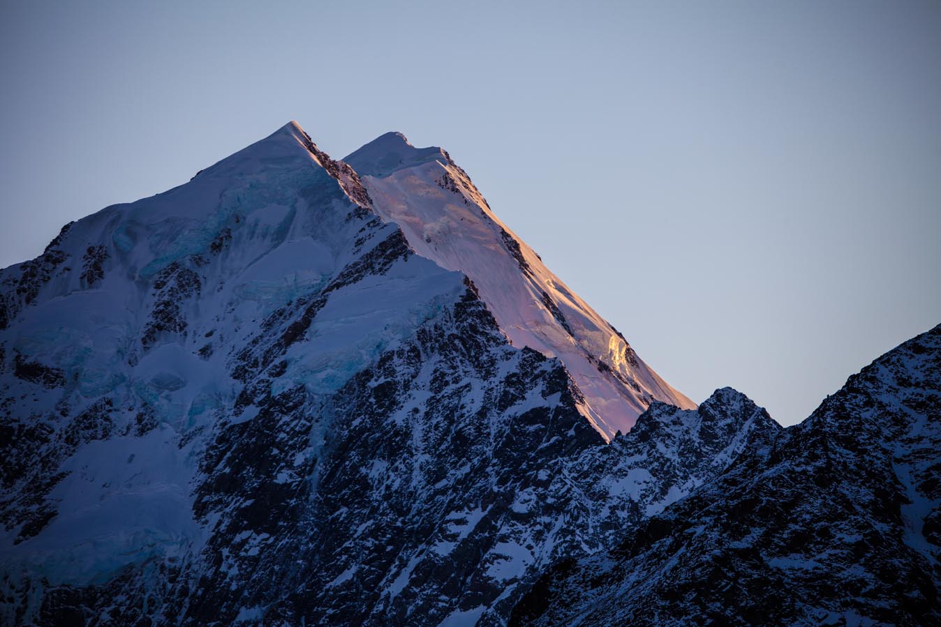 Morning Light on Aoraki Maunga 