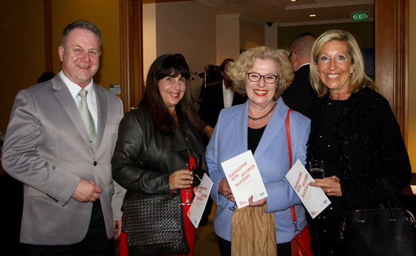 From right: Nancy Gilbert, Hon Judith Tizard with guest and Richard Benge