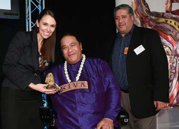 Jacinda Ardern, Pati Umaga and his brother Daniel Umaga
