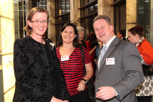 Christine Stevenson, Rachel Leota and Richard Benge