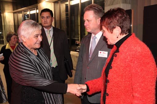 The Hon Tariana Turia, Richard Benge and Moana Tipa