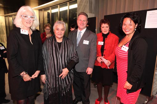 Susan D'Souza, the Hon Tariana Turia, Richard Benge, Moana Tipa and Terryann Clarke