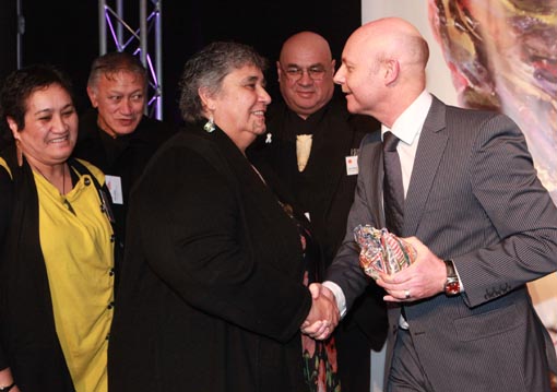 Ray Smith, Department of Corrections, with representatives from Waihopai Runaka