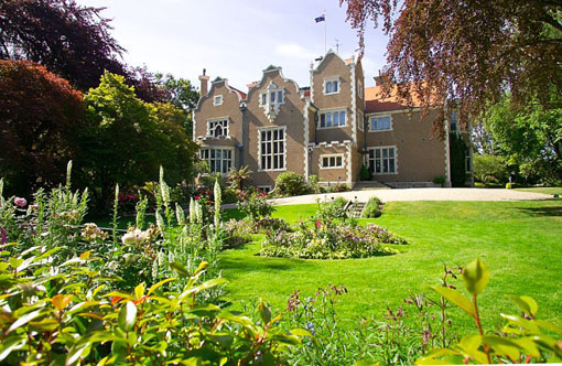 Olveston front entrance and garden