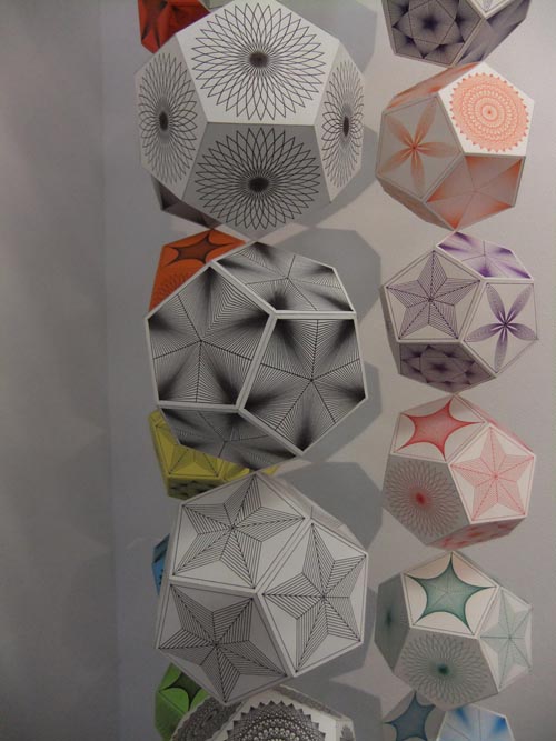 Geometric paper sculpture