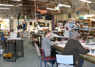 Artsenta's large studio space