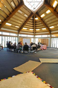 Inside the Fale at the Pacific Focus Unit, Spring Hill Corrections Facility