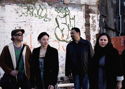 From left: Warren Maxwell, Anika Moa, Ruia Aperahama and Maisey Rika