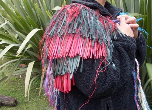 Weaving by men in Te Whare Tirohanga Māori